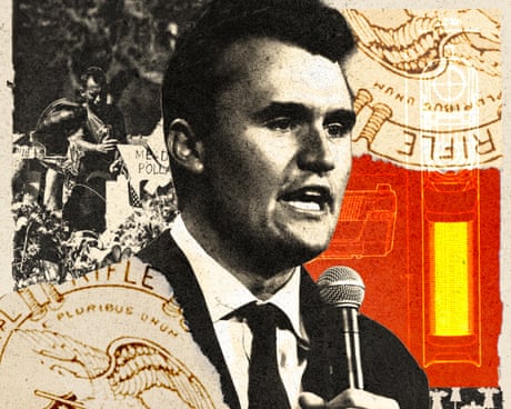 a collage including a man speaking into a microphone