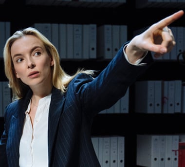 To the point … Jodie Comer in Prima Facie.