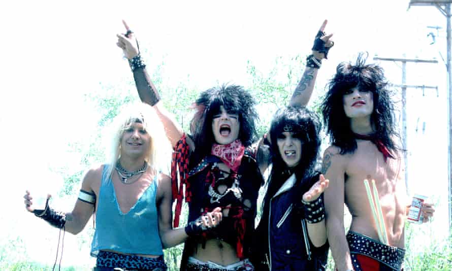 Mötley Crüe in 1984 … a reputation for excess.
