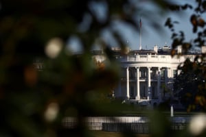 The White House is seen, as vote counting continues in the 2020 U.S. presidential election, in Washington, U.S., November 7, 2020.