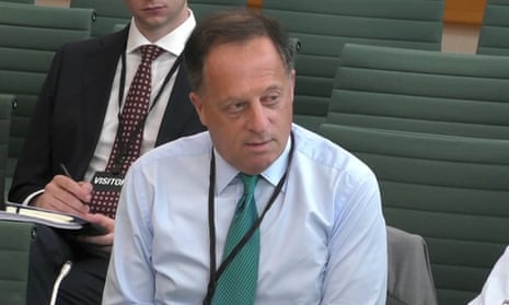 Richard Sharp addresses questions about BBC impartiality in front of the Commons digital, culture, media and sport select committee
