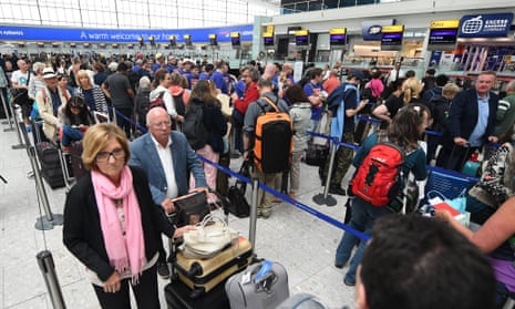 British Airways passengers enduring a third day of delays following an IT meltdown in May