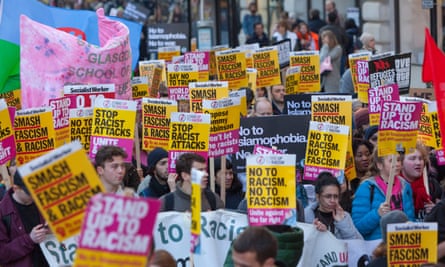 Unity Demonstration against Fascism and Racism, London, UK - 17 Nov 2018