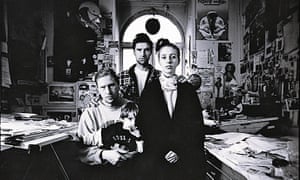 Mad years: Matt and Pat Carroll with Karen Jackson at Central Station Studio in 1989.