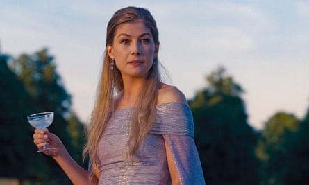 Rosamund Pike as Elspeth in Saltburn