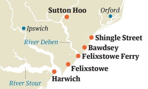 map of suffolk