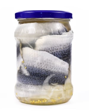 Just the juice ... pickled herring.