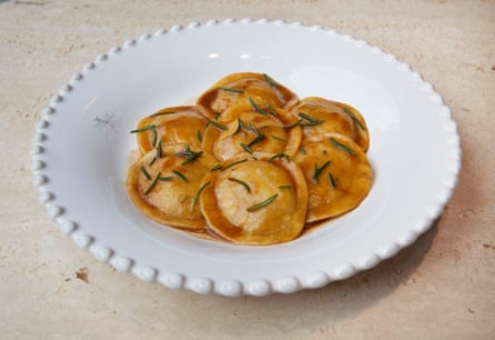 ‘A real treat’: Daroco’s pheasant ravioli.