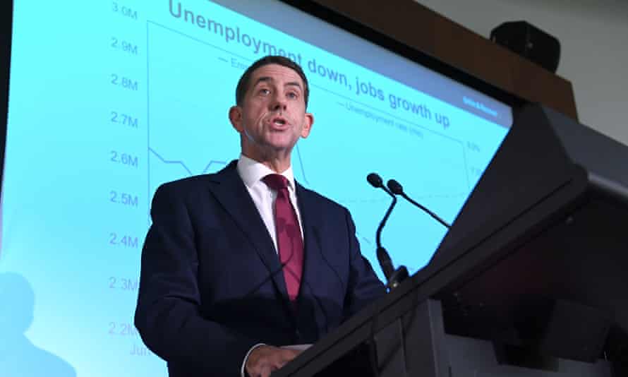Treasurer Cameron Dick speaks to the media during the handing down of the 2021-22 Queensland state budget