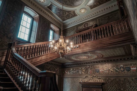 Grand, ornate stairwell