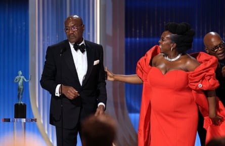 Delroy Lindo and Wunmi Mosaku