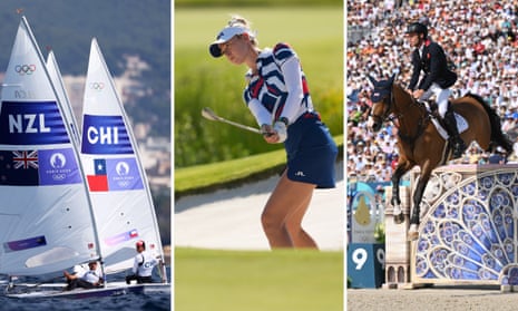 Sailing, golf and equestrian.