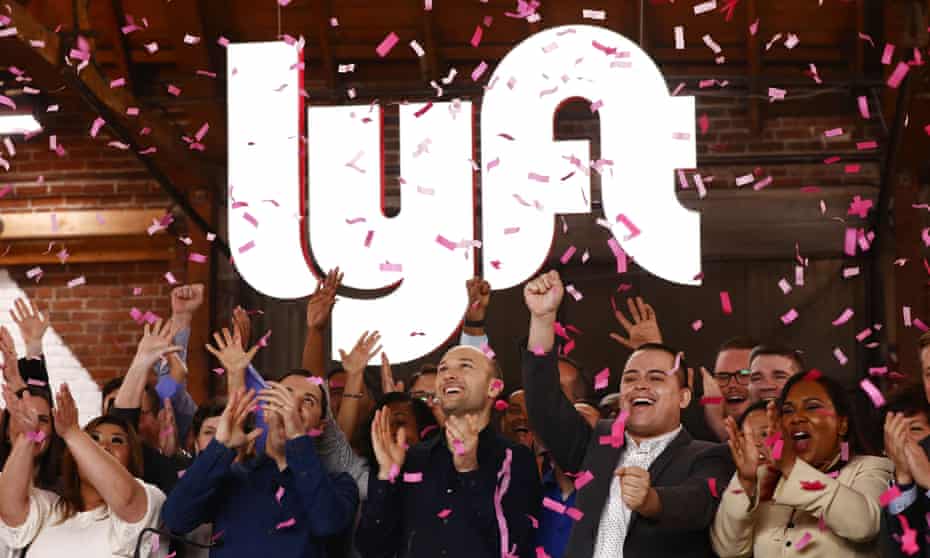 Lyft Share Price Soars 20 In Minutes On Taxi App S Stock Market Debut Lyft The Guardian
