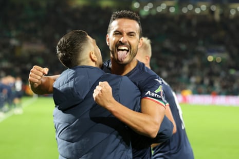 Pedro scores for Lazio
