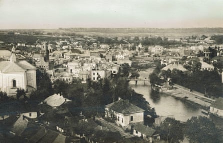 The town of Buczacz, Poland, in the early 20th century