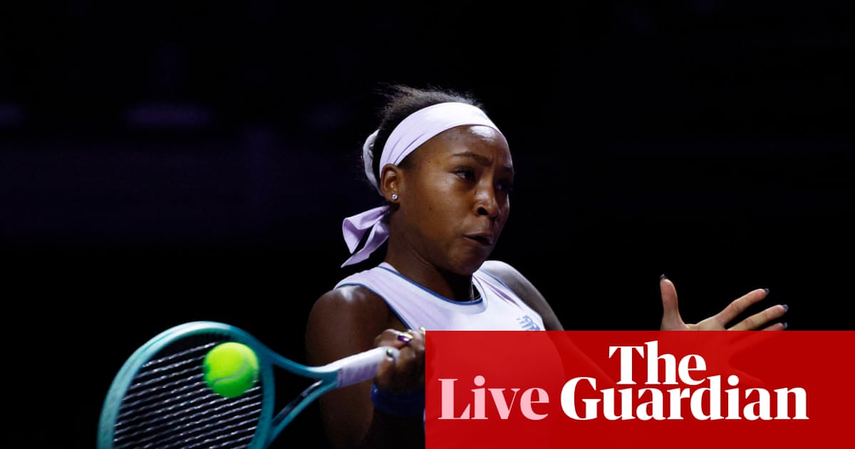 WTA Finals tennis: Coco Gauff v Jasmine Paolini, Aryna Sabalenka v Jessica Pegula – live
