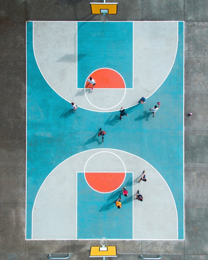High Times Petra Leary S Bird S Eye View Of Basketball Courts