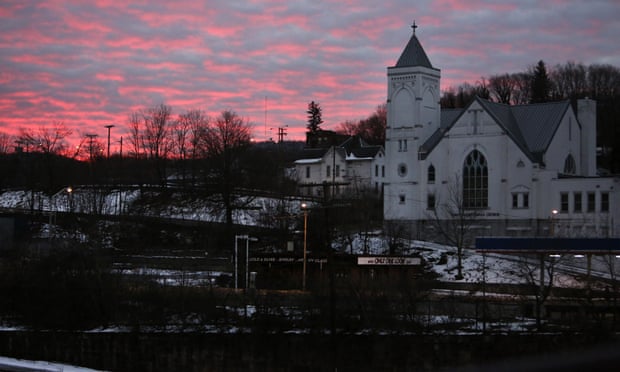 The First Presbyterian church in the historic coal city of Bluefield, West Virginia. Photograph: Jessie Wardarski/AP