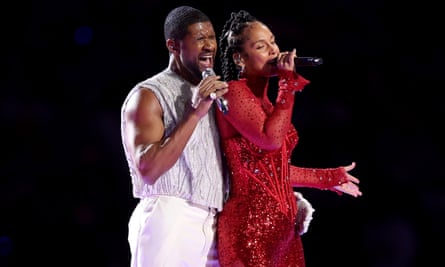 Usher and Alicia Keys