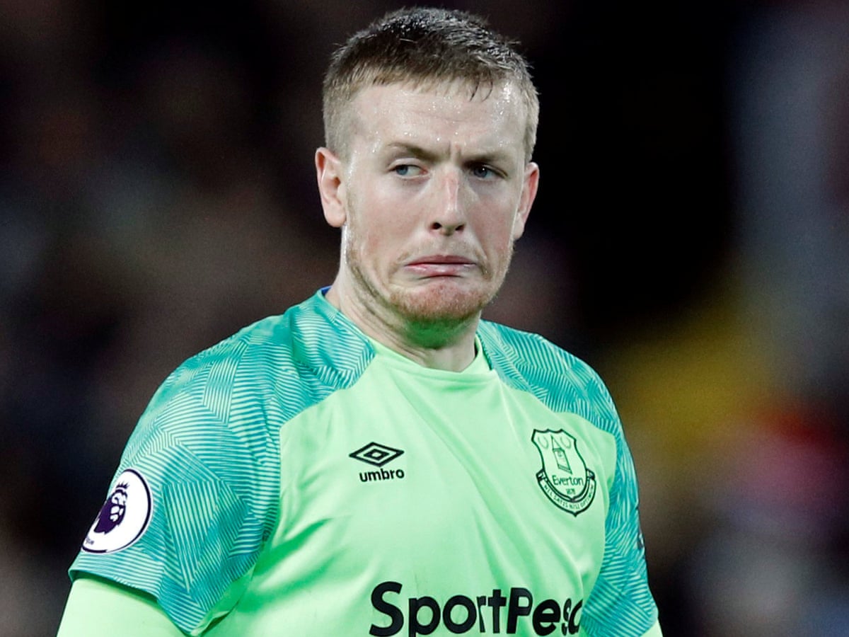The Fiver Poor Old Jordan Pickford Stood Hands On Hips In Front Of The Kop Football The Guardian