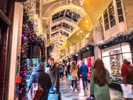 The Burlington Arcade in Piccadilly.