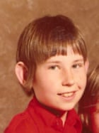 Image of Mark Powlett as a child.