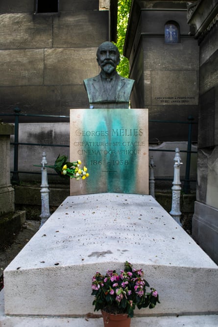 Master of illusion ... the grave of George Méliès in the Père Lachaise cemetery, Paris.