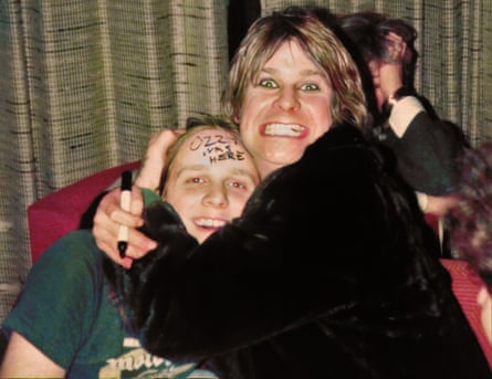 Nick Payne and Ozzy Osbourne in 1981.