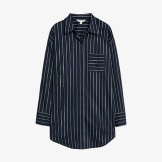 M&S Autograph striped nightshirt