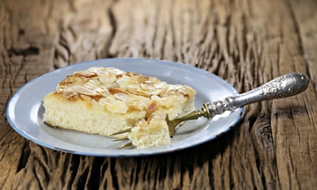 It’s German, and it’s full of butter ... German butter cake.