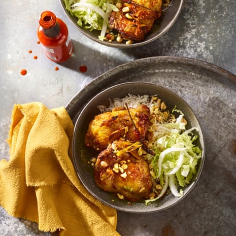 Roasted lemongrass and turmeric chicken steaks recipe by Karen