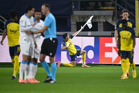 Anan Khalaili opens the scoring in Belgium.