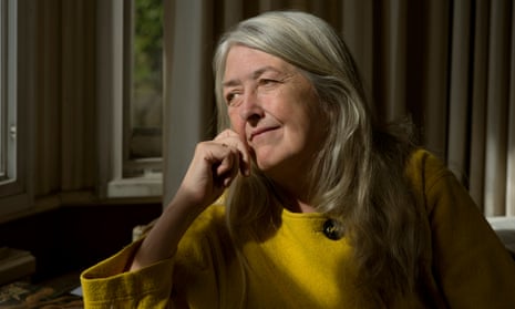 mary beard looking pensive in her house in cambridge