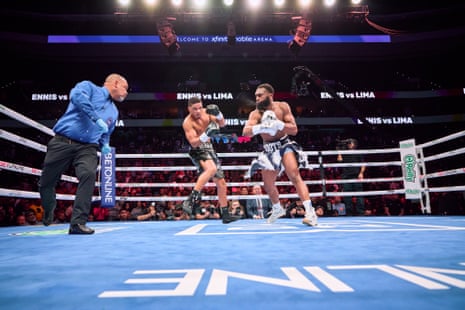 Jaron Ennis made a smashing 154lb debut in October with a one-round knockout of Uisma Lima in Philadelphia.