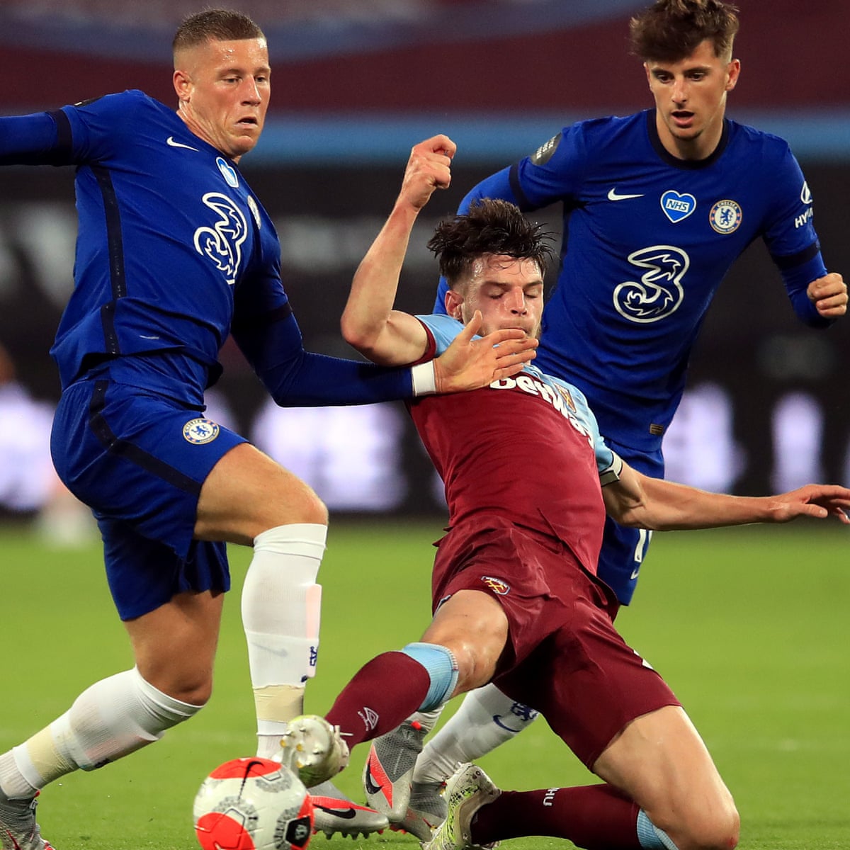 West Ham Rule Out Swapping Rice For Chelsea S Barkley And Batshuayi West Ham United The Guardian