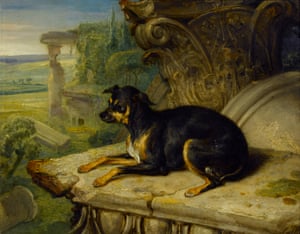 Fanny, A Favourite Dog, 1822 by James Ward.