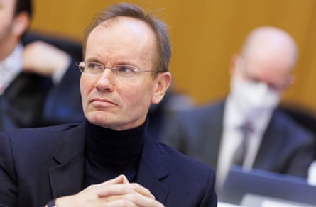 Wirecard’s former CEO Markus Braun in court in Munich.