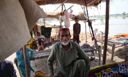 Farmer Mohammed Rasool, who has now become homeless