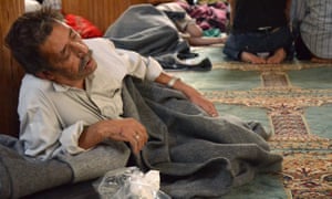 Survivor recovers from gas attack in Douma in 2013