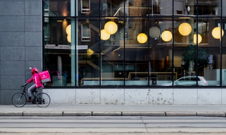 Oslo, Norway: food delivery by bike