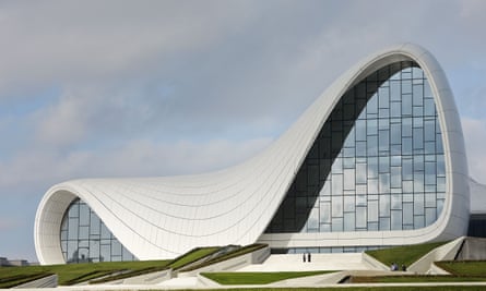 Heydar Aliyev cultural centre in Baku, Azerbaijan.