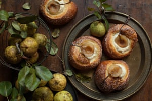 Pastry and pears