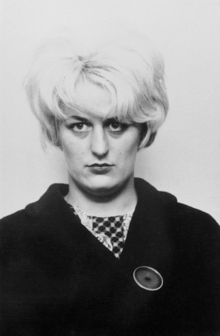 Myra Hindley black and white portrait
