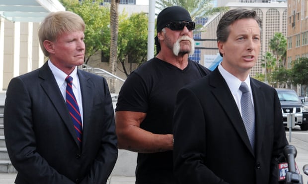 Charles Harder with Hulk Hogan during the case against Gawker.