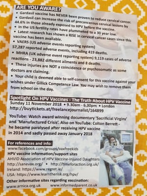 An anti-vaccination leaflet was discovered inside a children's book by Mother Lucy Boyle, who commissioned several books from Amazon for her son.