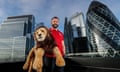 Andy Farrell with a toy lion