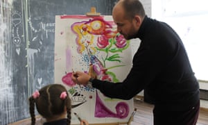 Alex Grand on a research trip to Irkutsk in Siberia