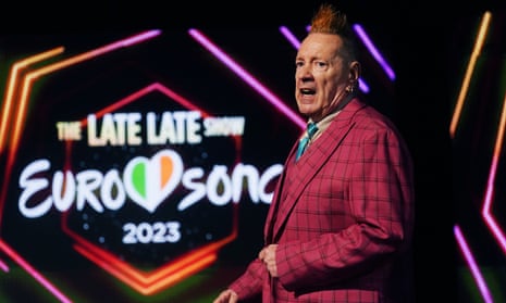 John Lydon attends The Late Late Show's Eurosong special