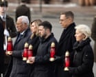 Zelenskyy pushes for Ukraine’s 2027 EU accession as Europe marks four years of war – as it happened