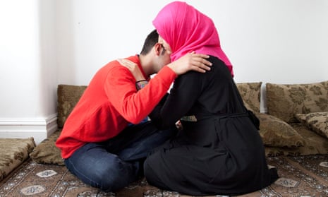 Adnan and his sister, Amira, who fled the war in Syria.